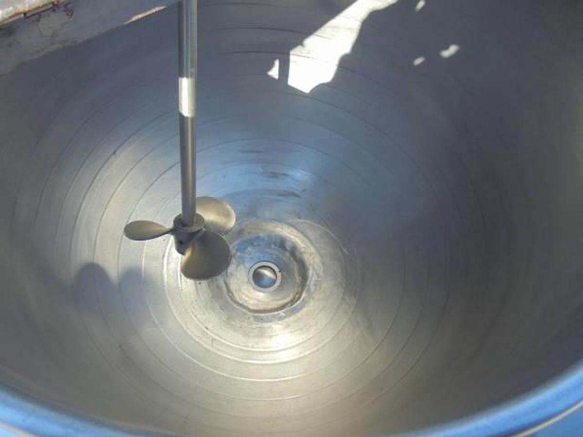 Used 20 Gallon Stainless Steel Jacketed Kettle, Hemispherical Interior