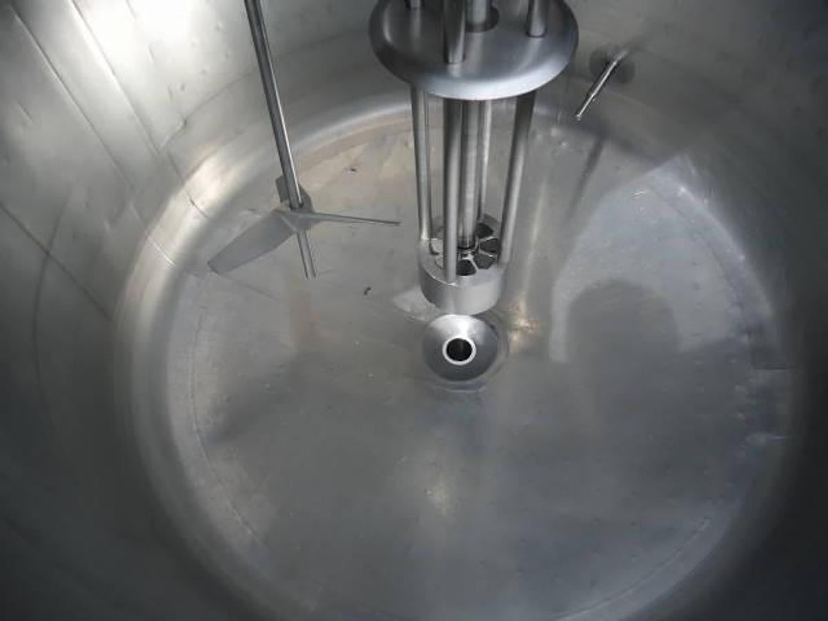 Used 250 Gallon Feldmeier Stainless Mixing/Homogenizing Kettle-Tank