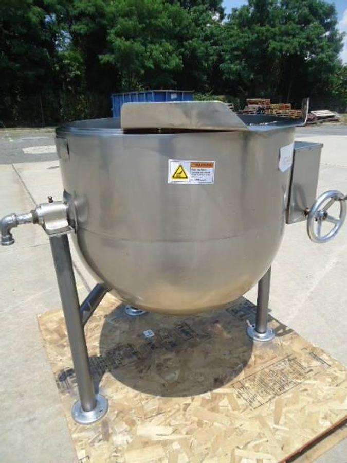Used 40 Gallon Groen 316 SS kettle, 100 PSI Jacket