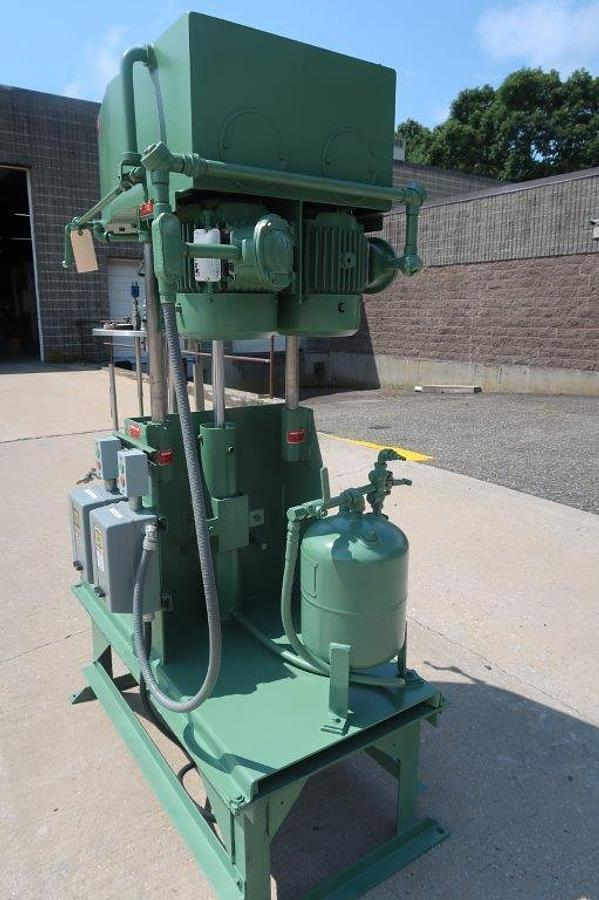 Used Myers 5 Gallon SS Dual Shaft Jacketed Vacuum Mixer, XP Motors