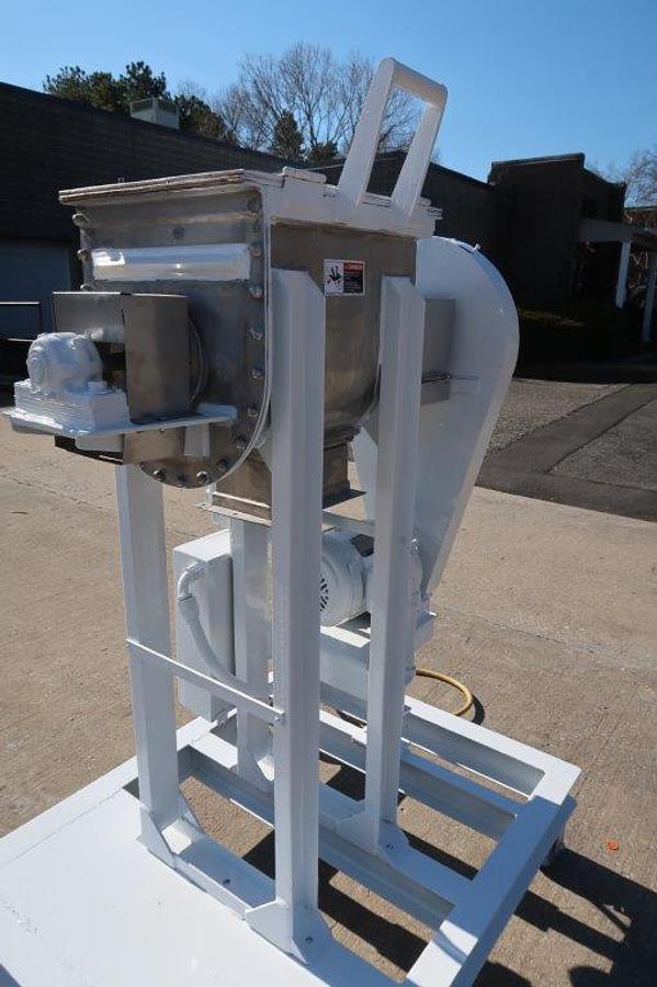 Used 1 Cu. Ft. Day Stainless Double Ribbon Blender, XP Motor