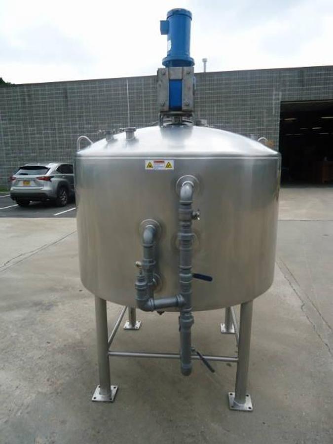 Used 330 Gallon Walker Scraper Agitated Kettle/Tank, 90 PSI Jacket