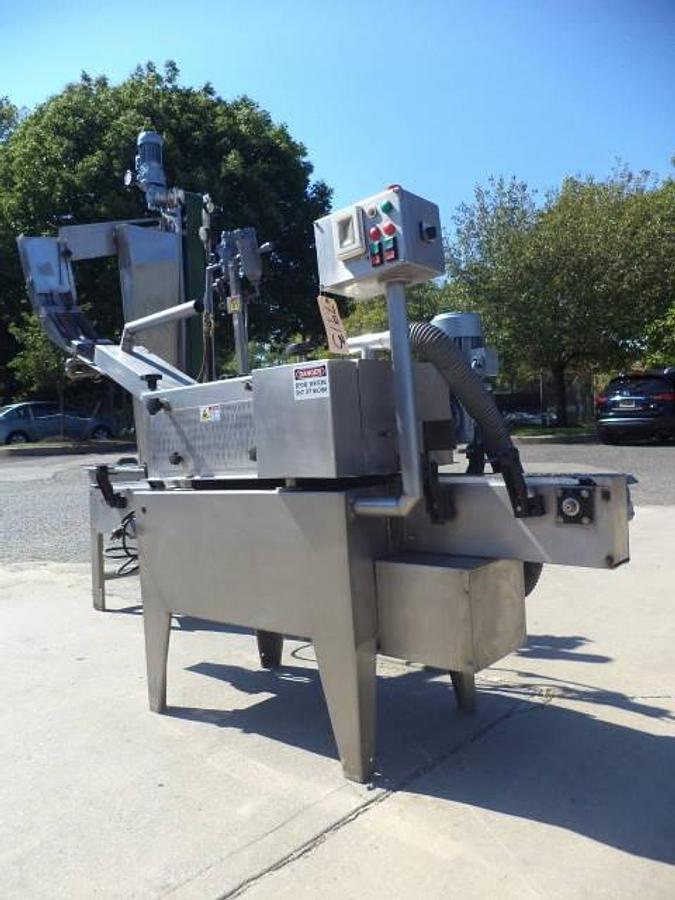 Used Emerito CT-2000 Steam Capping Machine, Stainless Steel