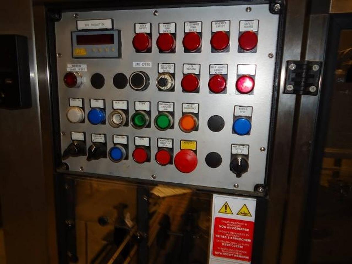 Used PE “MASTER M” Front & Back Pressure Sensitive Rotary Labeler