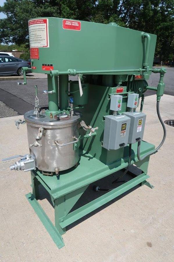 Used Myers 5 Gallon SS Dual Shaft Jacketed Vacuum Mixer, XP Motors