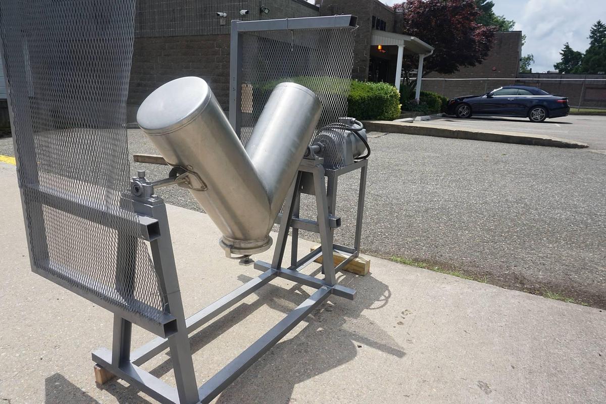 Used 2 Cu. Ft. Stainless Steel “V” Blender