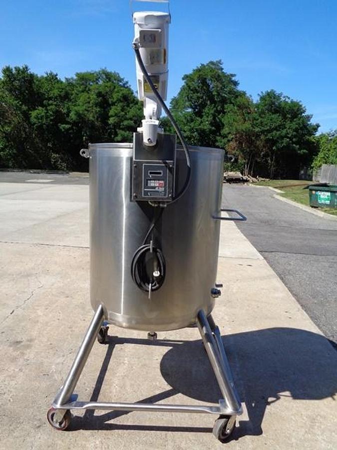 Used 200 Gallon DCI Sanitary Mix Tank, Portable