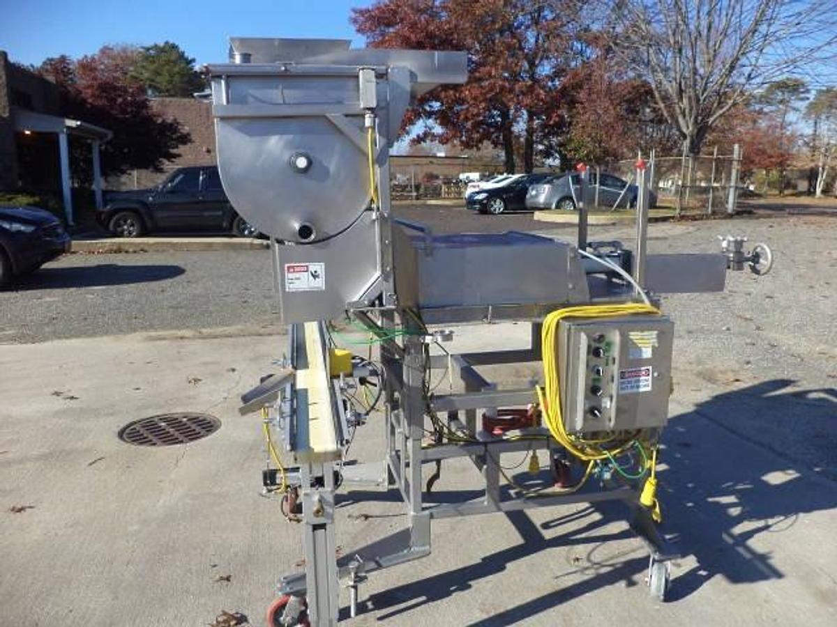 Used Simplex V-300 Automatic Piston Filler, Agitated  Hopper