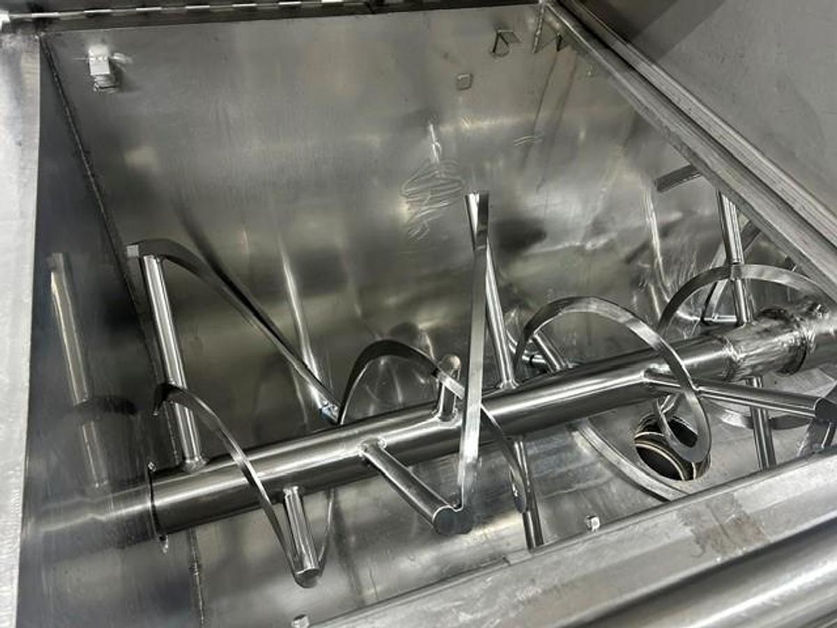 Used 125 Cu. Ft. Double Ribbon Blender, SS