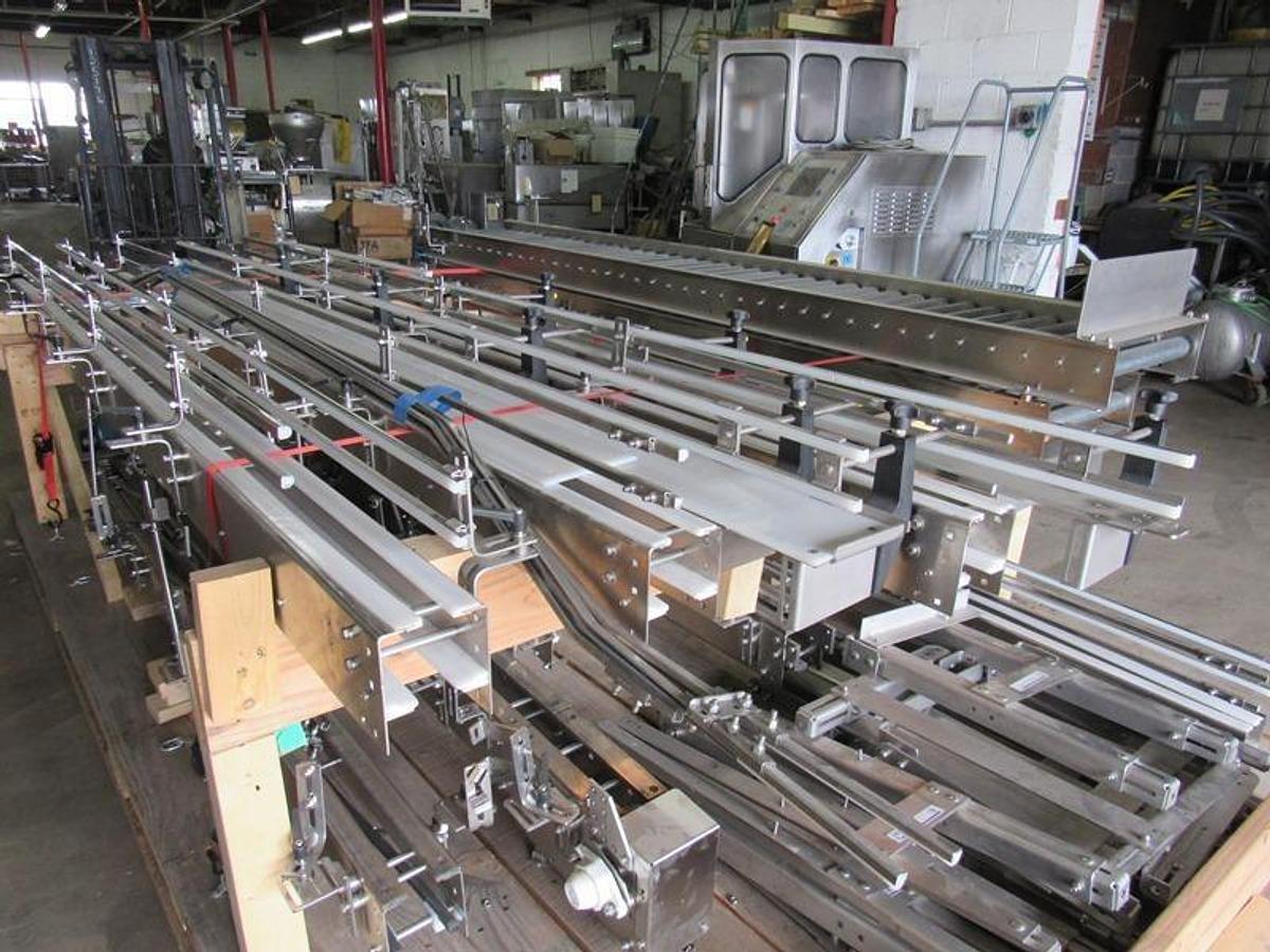 Used Eight Head Explosion Proof Filling Line, 375mL to One Liter Bottles