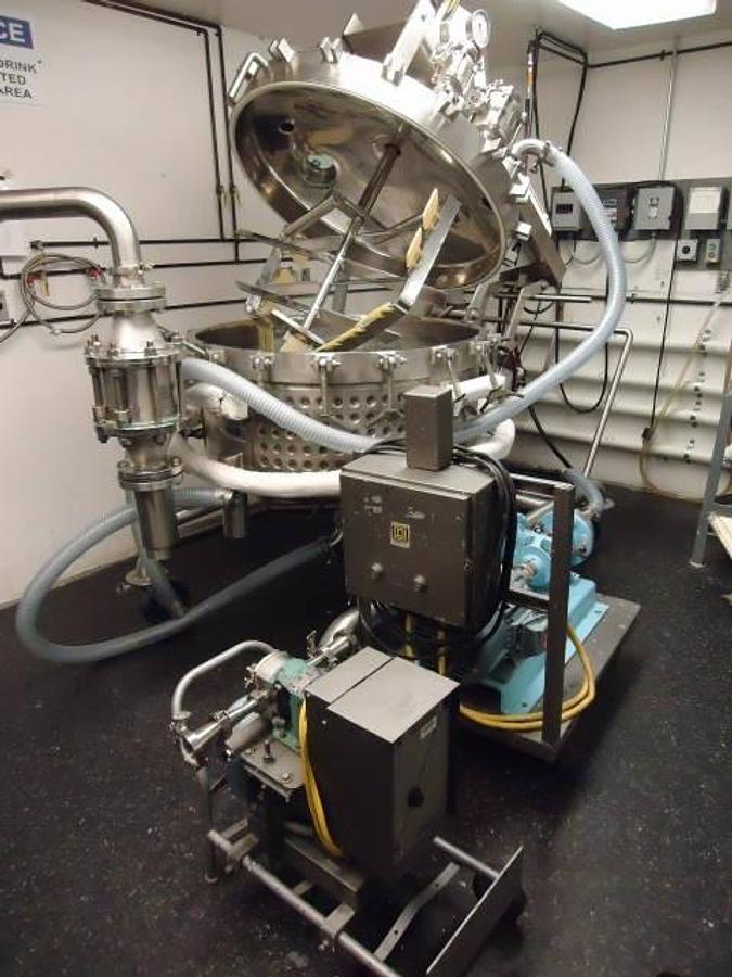 Used 100 Gallon Lee Double Motion Vacuum Kettle With Pipeline Homogenizer