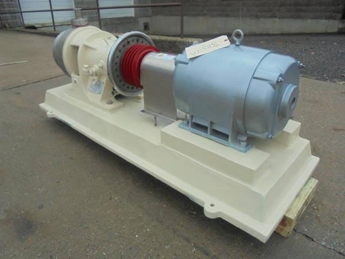 Used Charlotte G30 Stainless Steel Horizontal Colloid Mill, 15HP