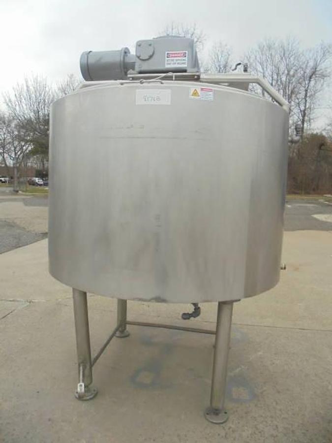 Used 350 Gal Zero Manufacturing Jacketed Scraper Agitated Tank