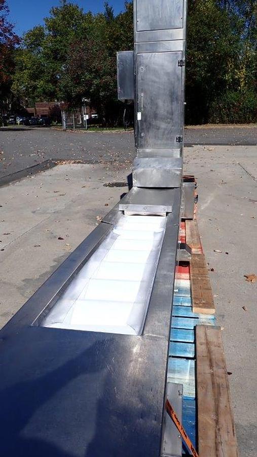 Used Ohlson 11 Ft. High Stainless Steel Bucket Elevator