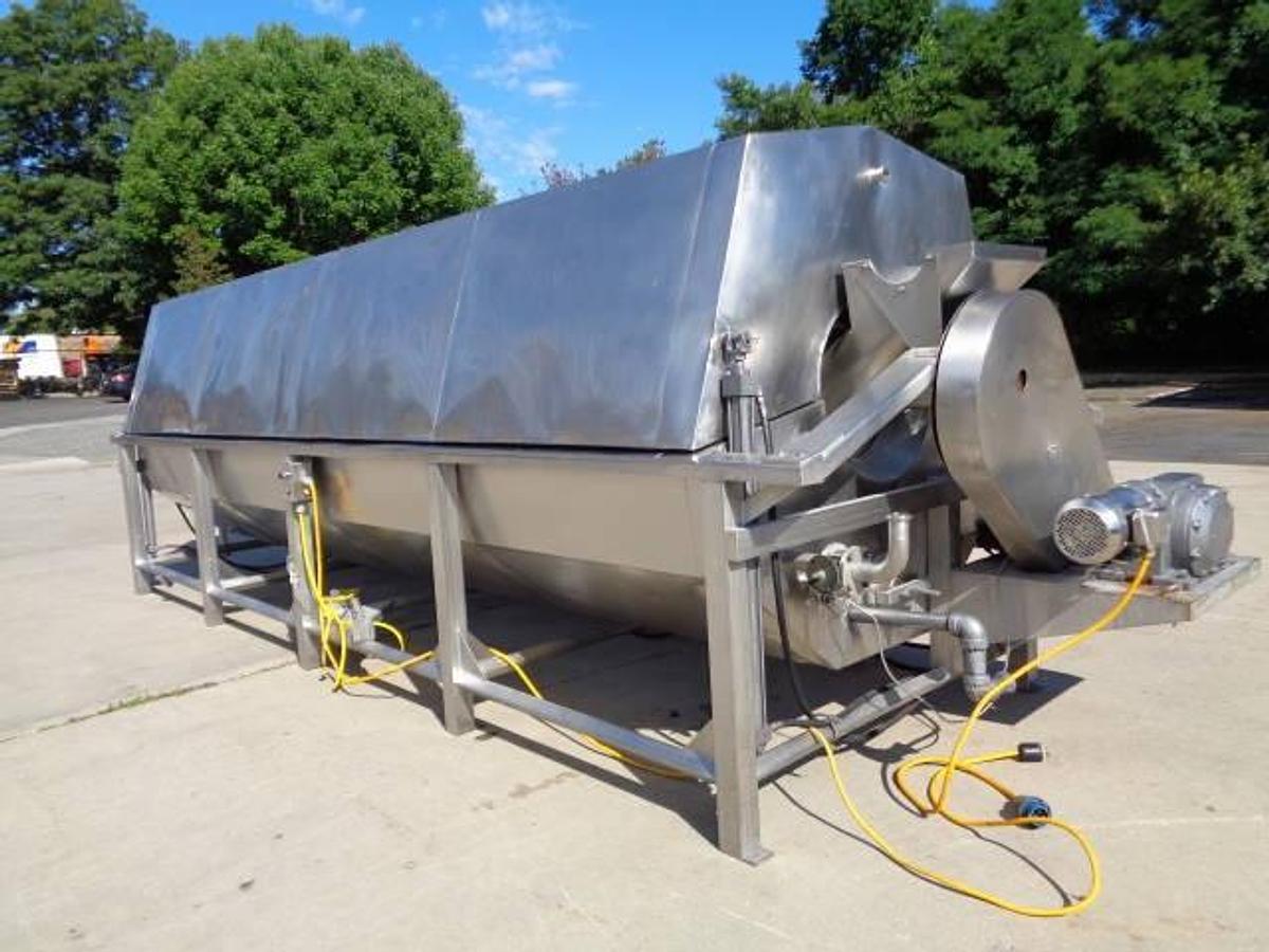Used Hughes 48 In. Diameter Continuous Rotary Blancher/Cooker