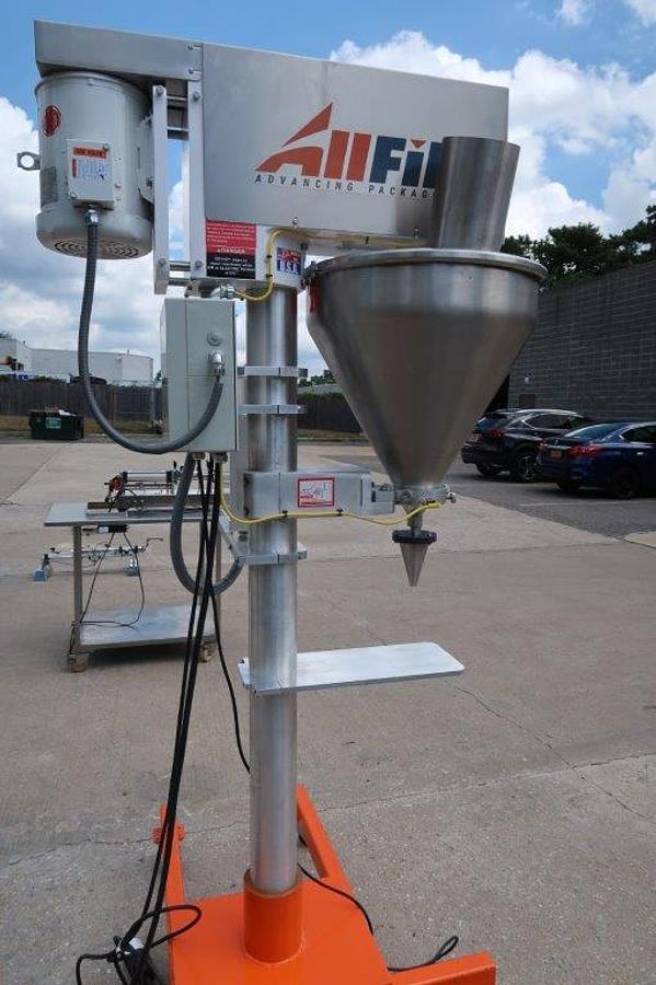 Used All Fill B-350E Single Auger Pedestal Filler, Mfd. 2022