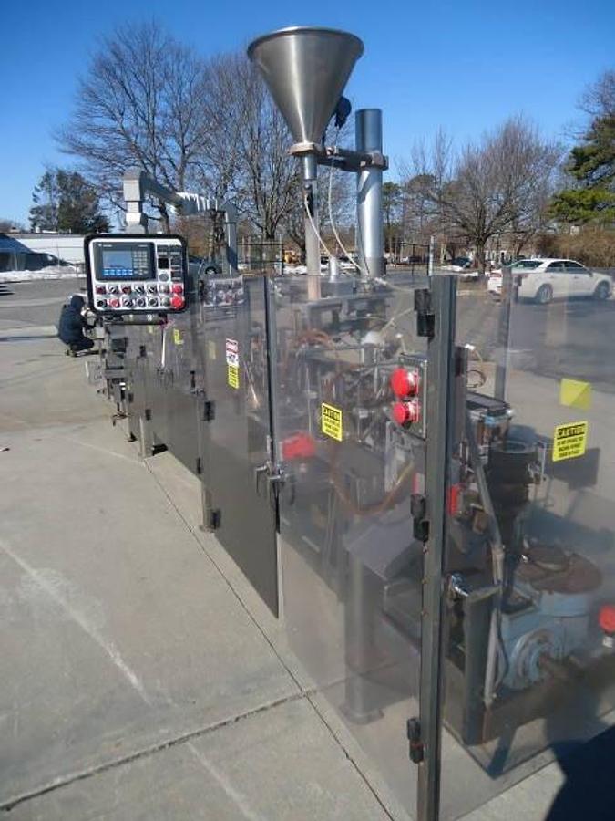Used Bartelt/Hmc Im 9-10 Horizontal F/F/S Pouch Machine With Zipper Attachment
