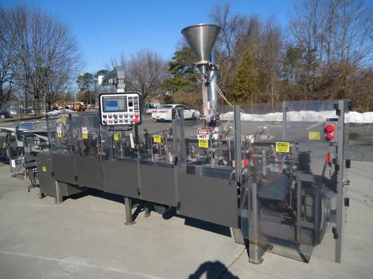Used Bartelt/Hmc Im 9-10 Horizontal F/F/S Pouch Machine With Zipper Attachment