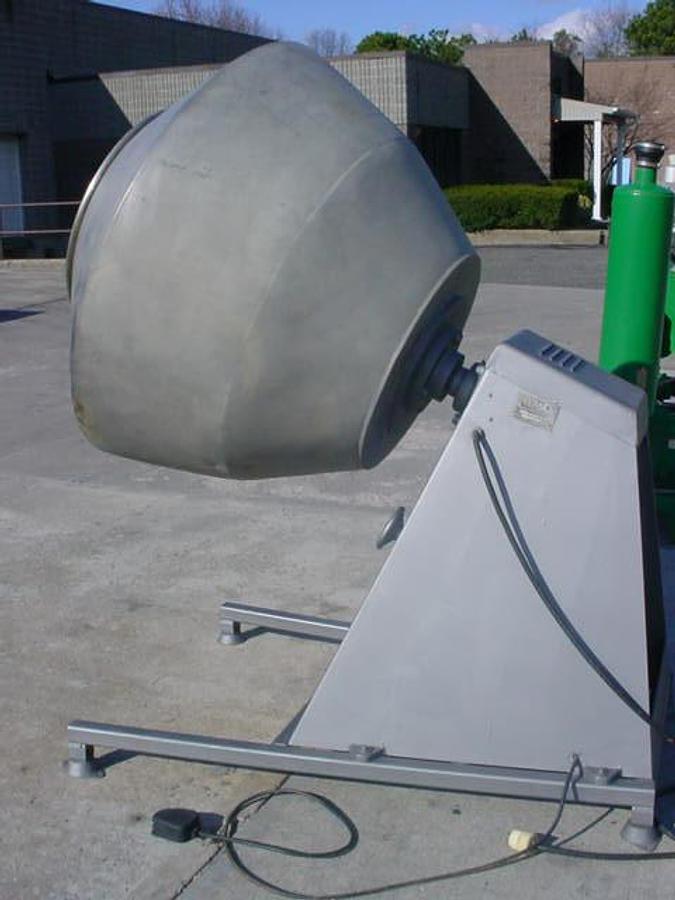 Used STOKES 48″ DIAMETER STAINLESS STEEL COATING PAN, Vari Speed