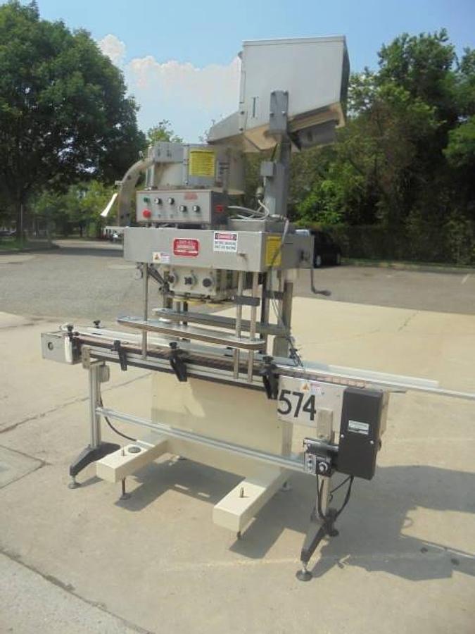 Used KAPS-ALL A6 Six  Spindle Capper, 150 Per Minute