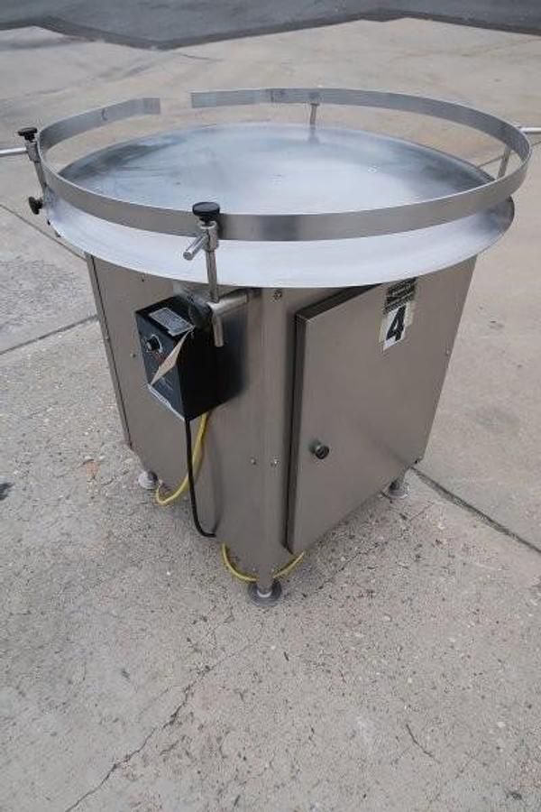 Used 36 In. Diameter Modular SS Rotary Table, Varispeed
