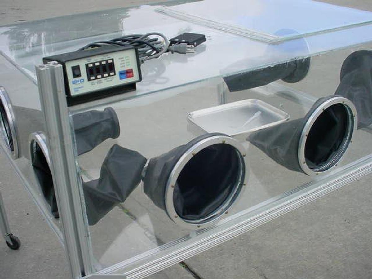 Used Lucite Assembly/Sterilizing Chamber, Portable