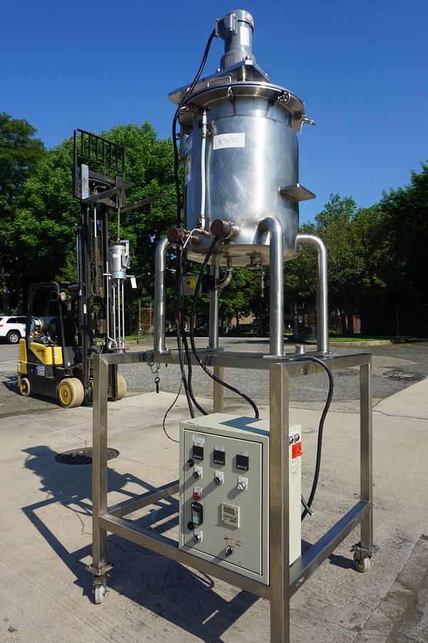 Used 30 Gallon SS Self-Contained Electric Jacketed Mix Tank/Kettle