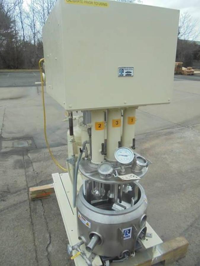 Used Ross 10 Gallon PVM Triple Motion Vacuum Mixer, Stainless Steel