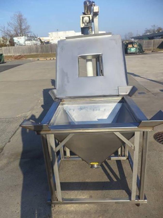 Used Flexicon 4 In. Diameter Stainless Steel Flexible Screw Feeder/Conveyor, Portable-