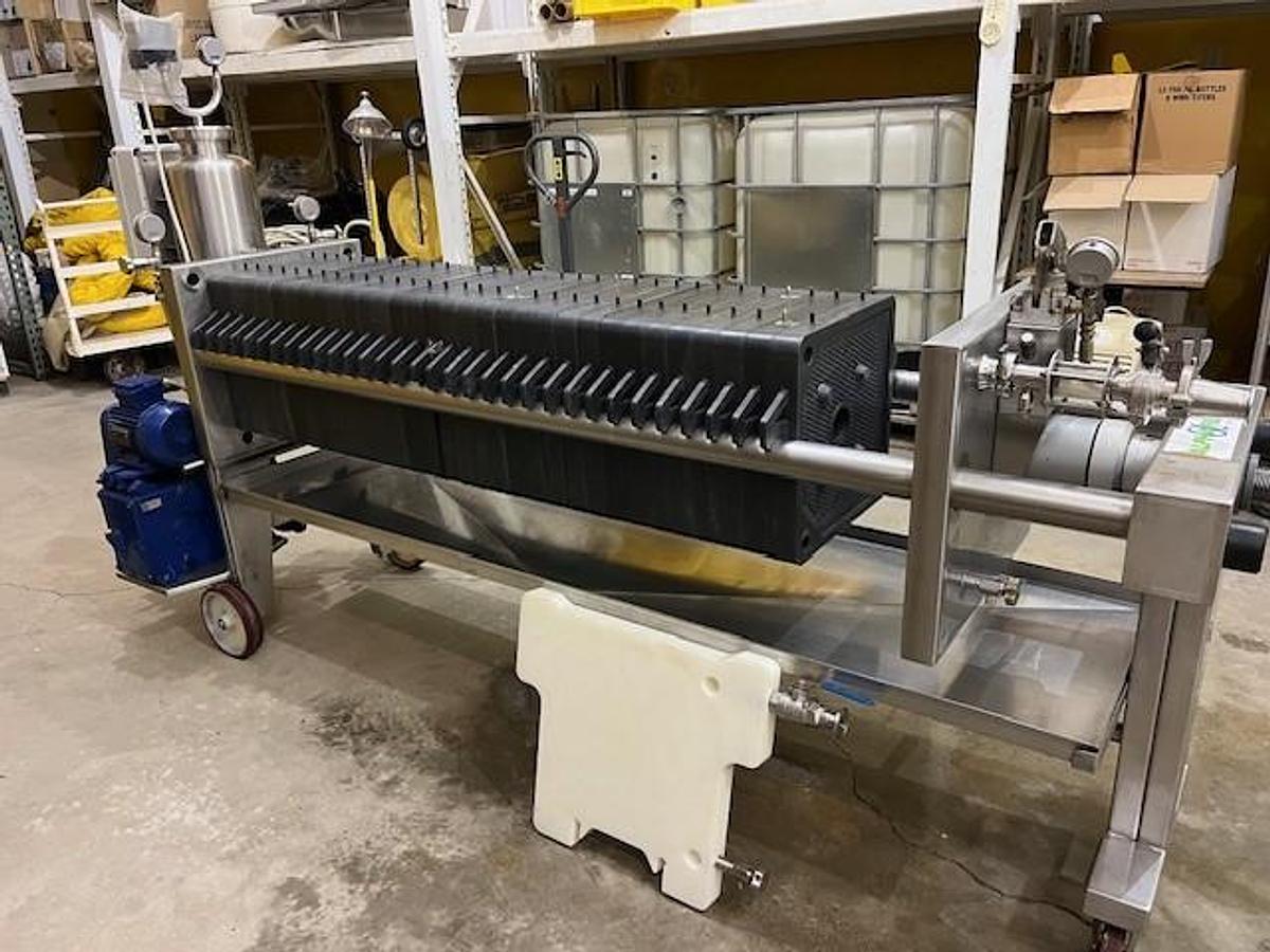 Used Kombi & Lees Plate and Frame Wine Filter Press