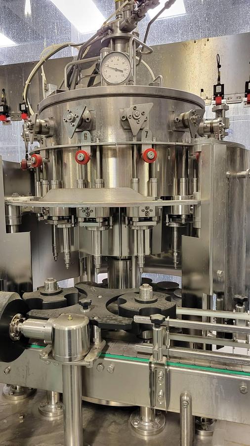 Used GAI 12-Head Counter-Pressure Monoblock Wine Line