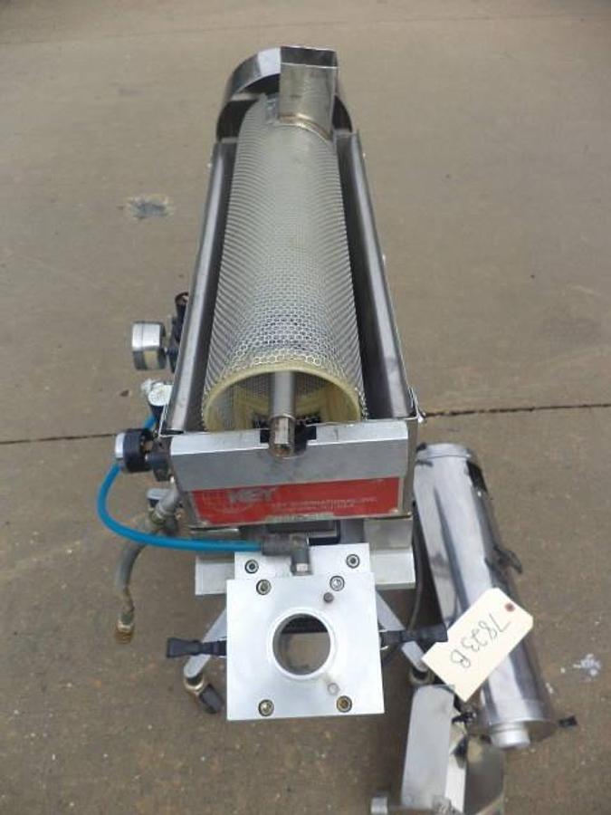 Used Key Industries CP150 capsule polisher, portable