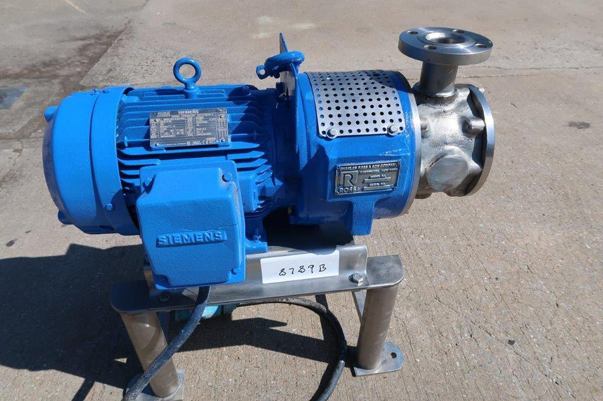 Used Ross HSM-410 Inline High Shear Mixer, 10 HP