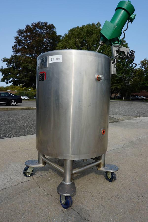 Used Lee 100 Gallon Type 316 Stainless Steel Jacketed Mix Tank