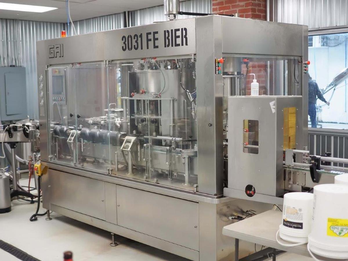 Used GAI 3031 Monoblock Wine Bottling Line
