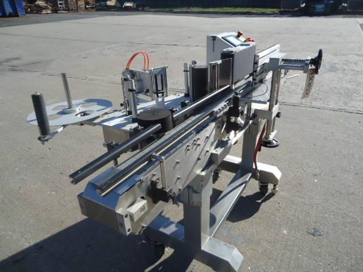 Used Accutek Spot/Wrap Around Pressure Sensitive Labeler With Coder