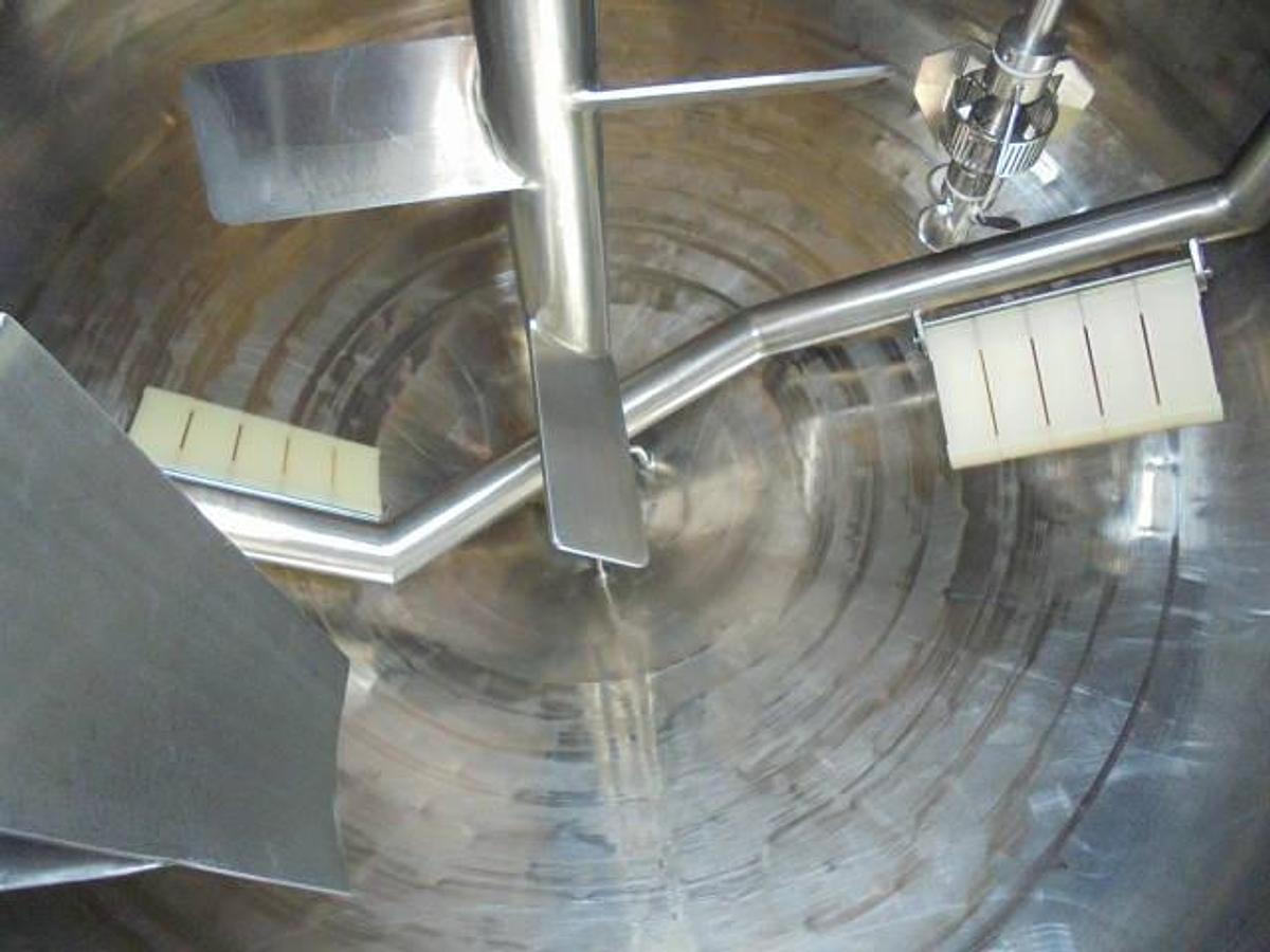 Used 200 Gallon DCI Stainless Steel Jacketed Vacuum  Process Kettle/Reactor With Admix Disperser