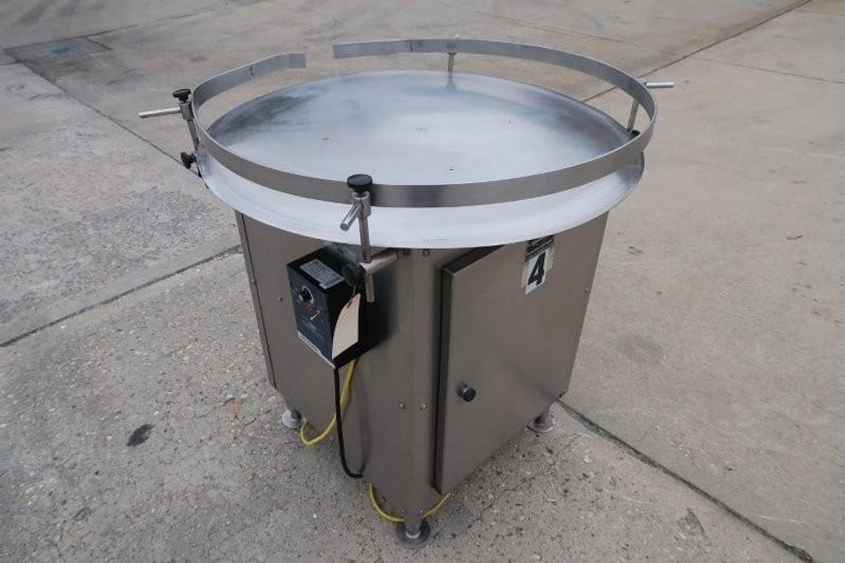 Used 36 In. Diameter Modular SS Rotary Table, Varispeed