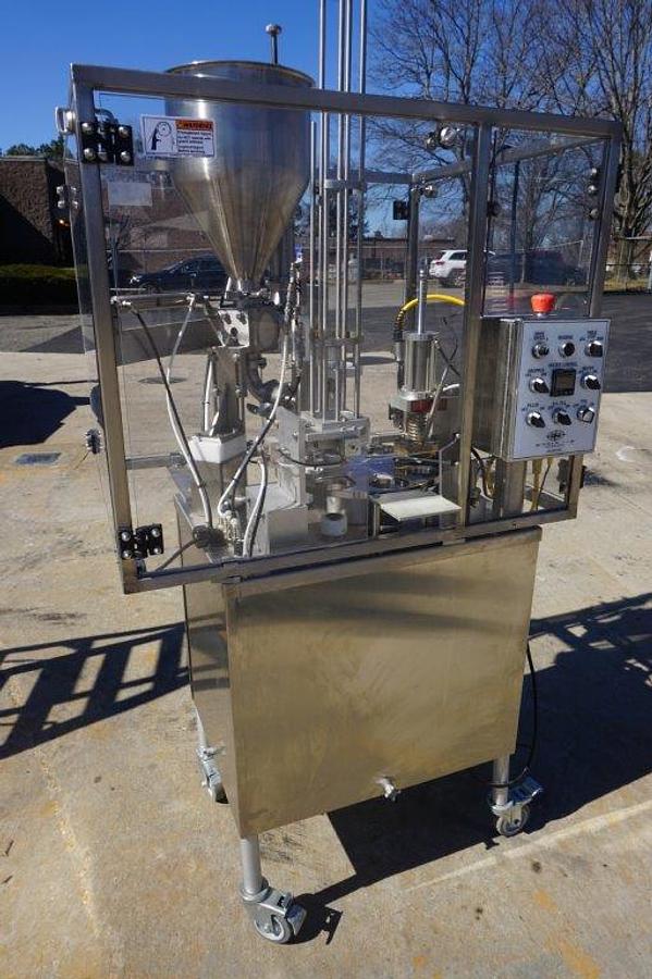 Used World Cup 8-12 Rotary Cup Filler/Sealer, Mfd. 2019