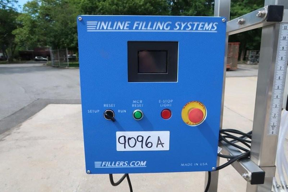 Used Inline Filling Systems SS Pneumatic Inline Gravity Filler