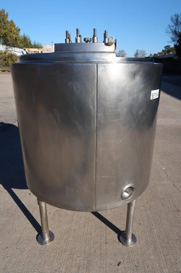 Used 200 Gallon Tolan 316 Stainless Jacketed Kettle/Tank, 150PSI Jacket