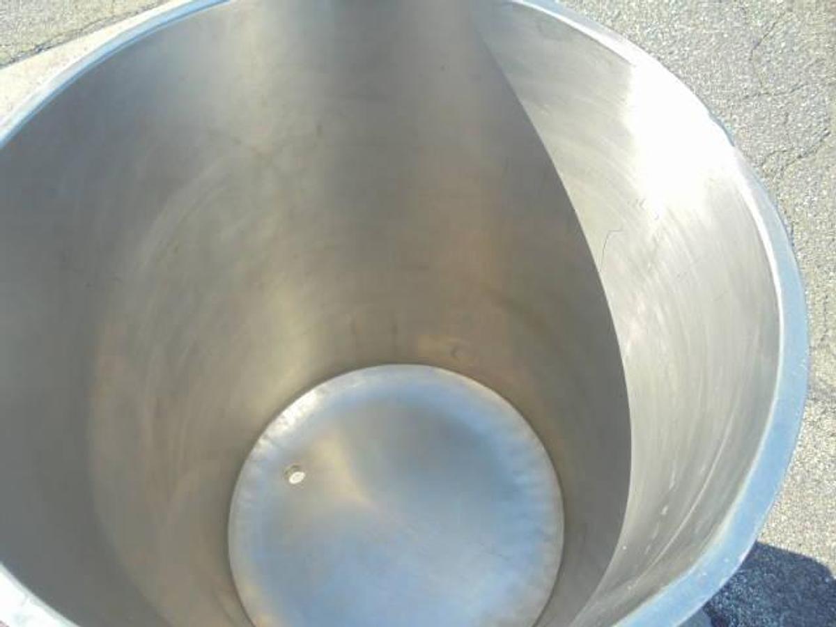 Used 60 Gallon Sanitank Stainless  Steel Vertical Tank