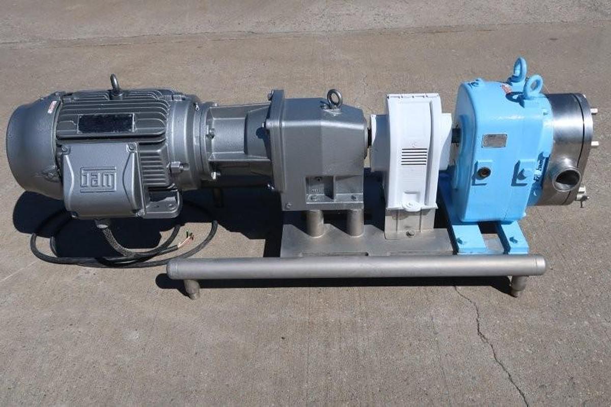 Used Fristam FKL75 Stainless Positive Displacement Pump, 15 HP