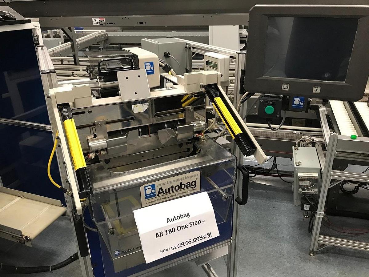 Used Autobag AB 180 Filling and Sealing Machines With Printers, 80 PM