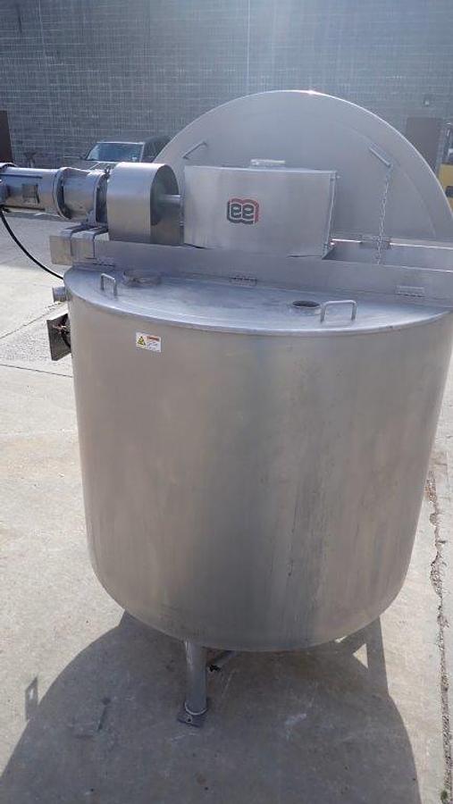 Used 500 Gallon Lee SS Double Motion Kettle, 90 PSI Jacket