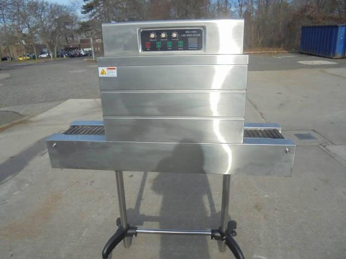 Used Stainless Steel Shrink Tunnel With Conveyor