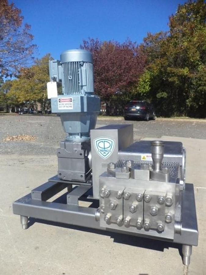Used Crepaco 3DL Three Piston High Pressure Pump, 10 HP Unit