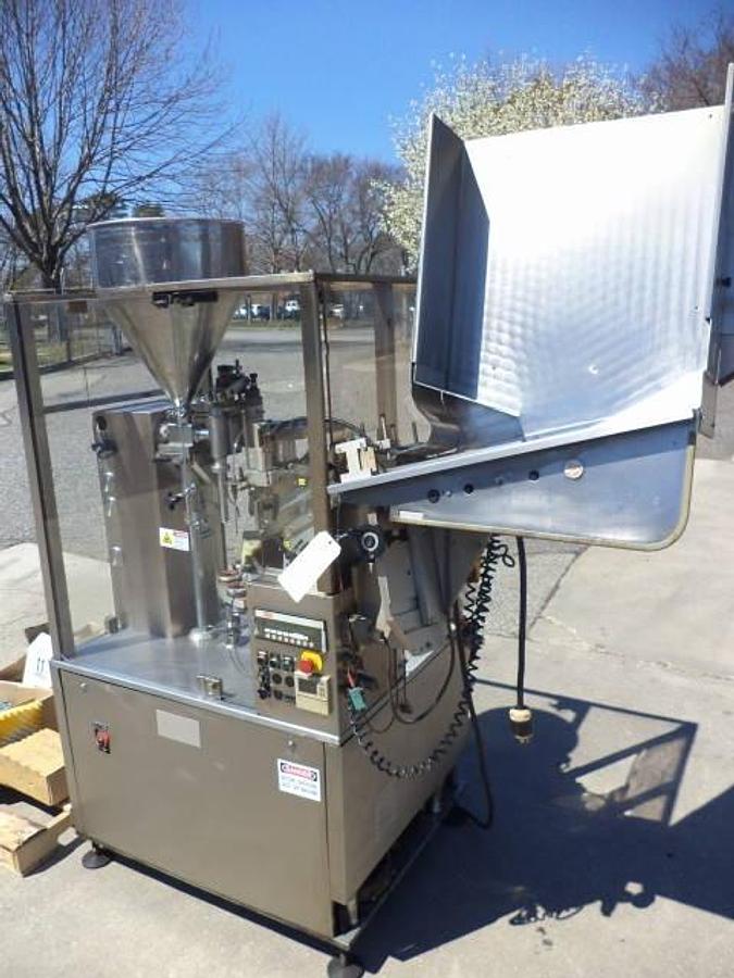 Used Kalix KX700 Tube Filling and Sealing Machine, Upgraded PLC
