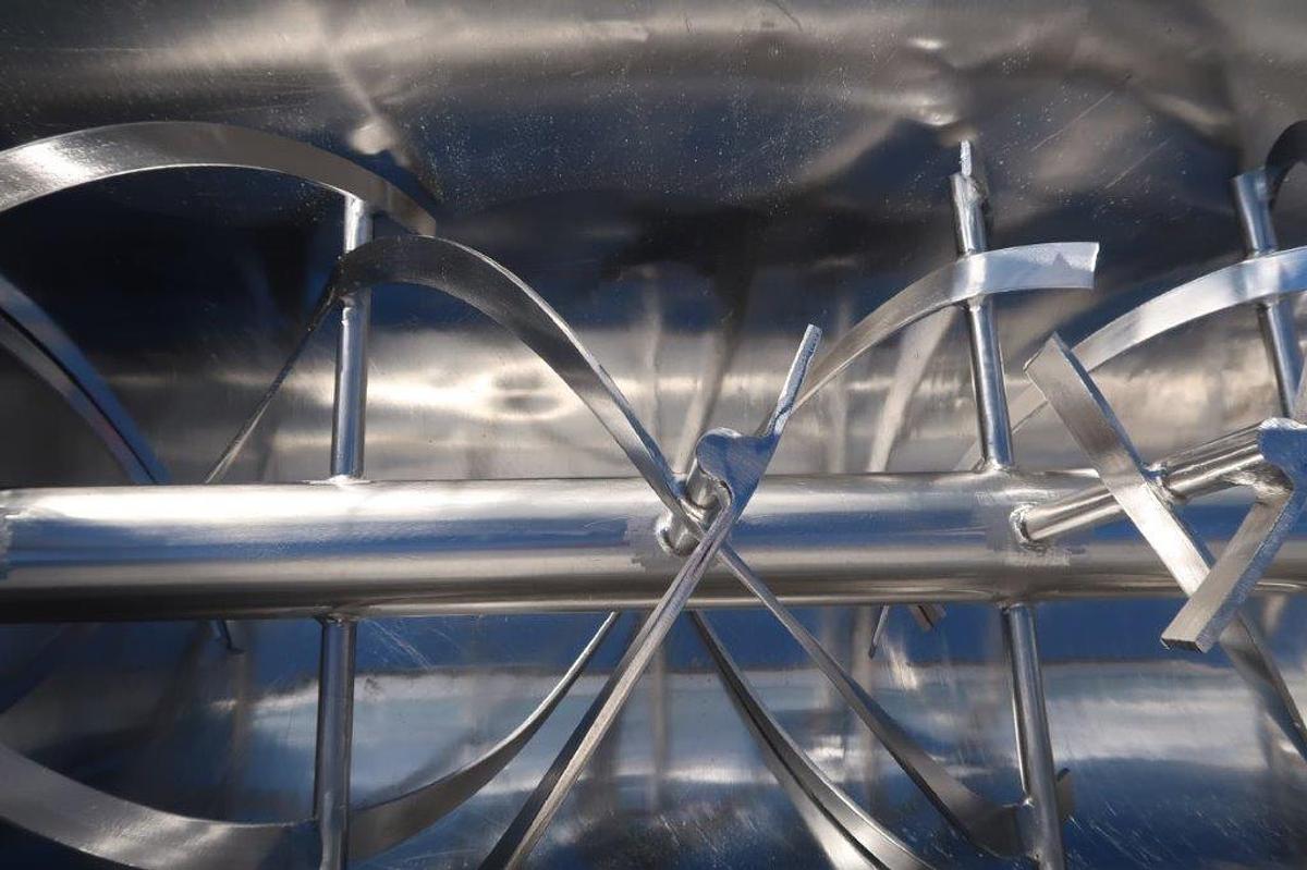 Used 20 Cu. Ft. Paul O. Abbe Stainless Steel Double Ribbon Blender, 5HP motor