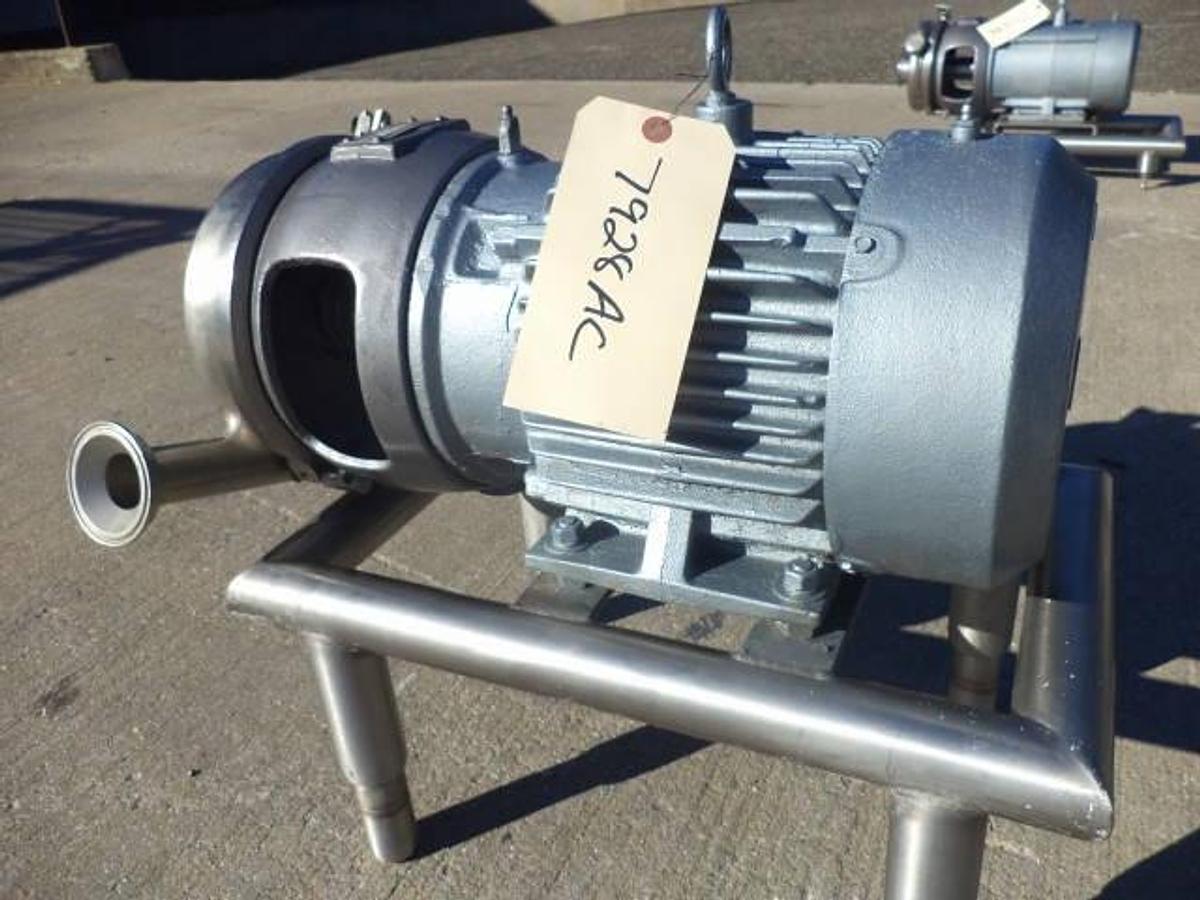 Used Crepaco 3 in. x 2 in. SS Sanitary Centrifugal Pump, 5HP SN 8V-82